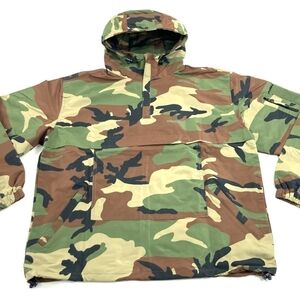 Mil-Tec Summer Combat Anorak, Woodland Camo Large